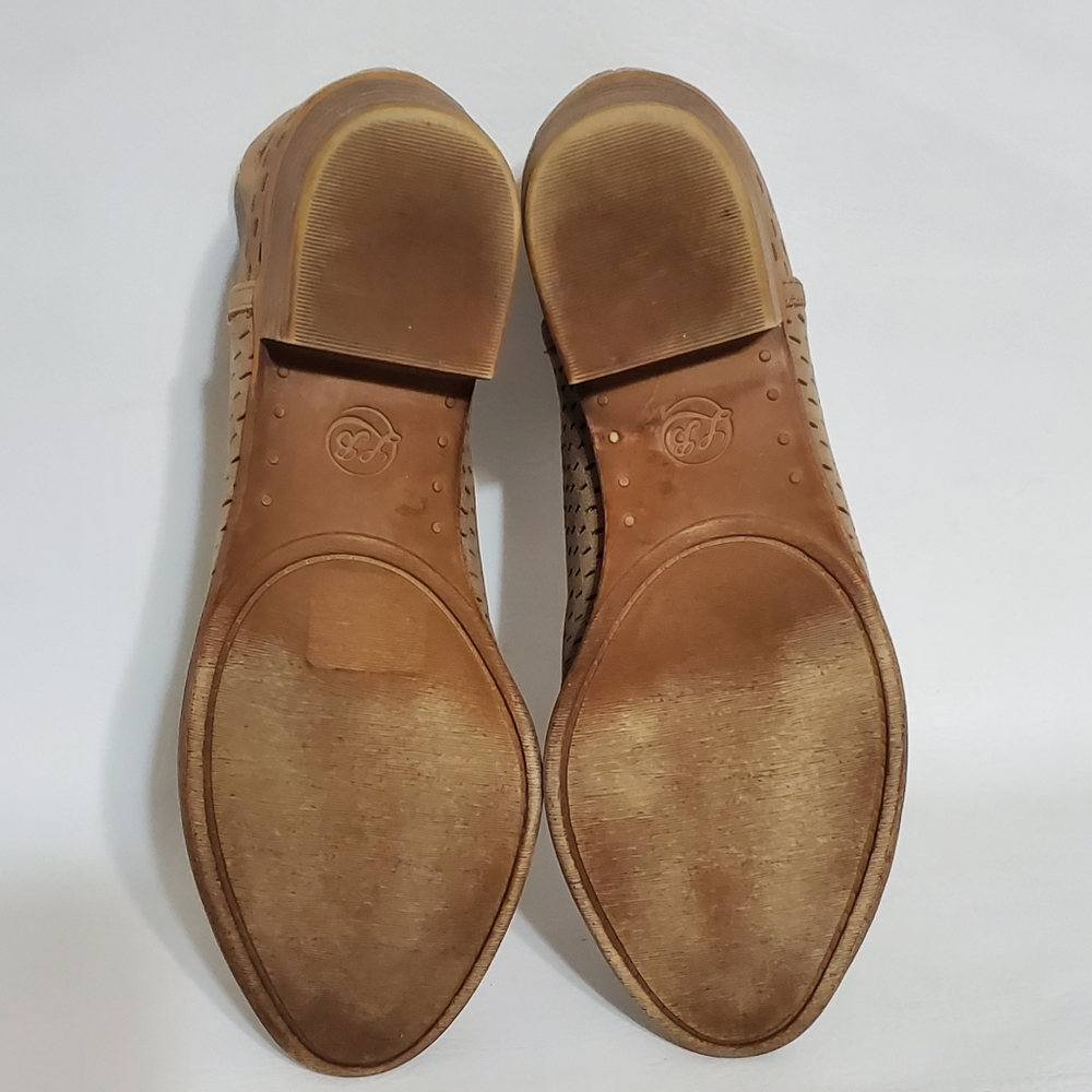 Lucky Brand Brown Perforated Ankle Booties - Picture 7 of 8